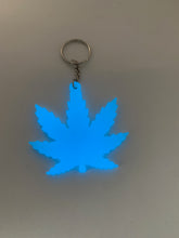 Load image into Gallery viewer, weed blue glow in dark