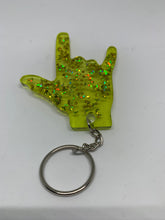 Load image into Gallery viewer, ily transparent with moon n star glitter
